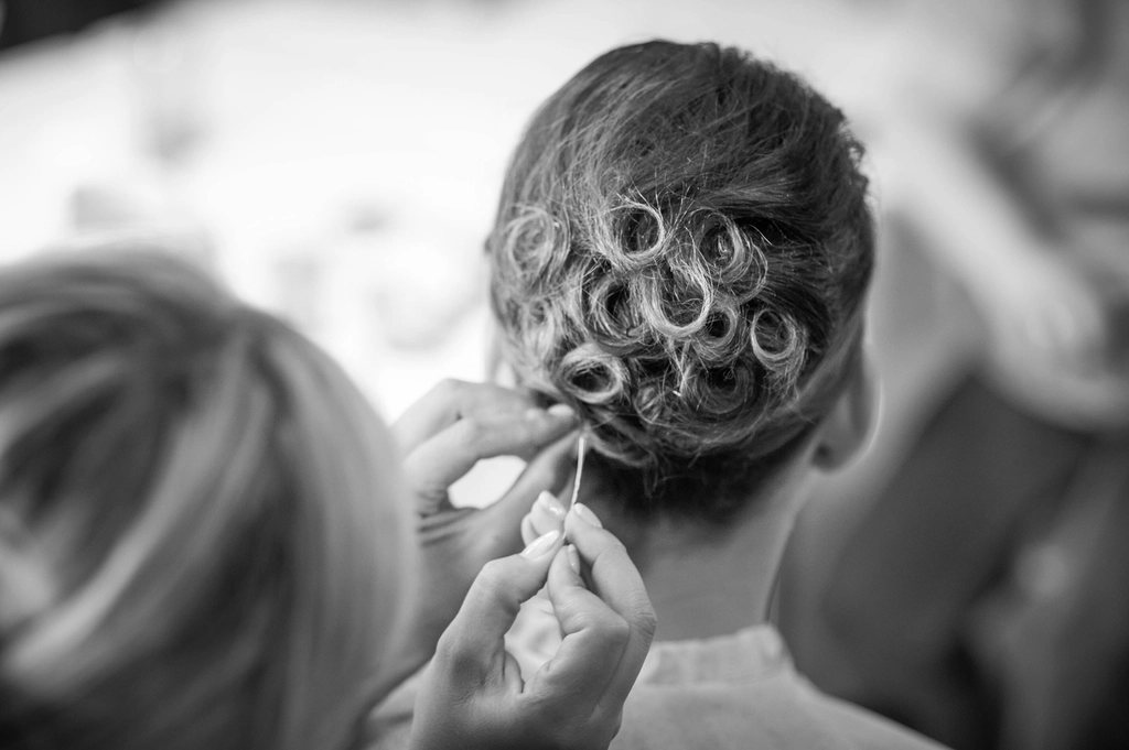 Hair styling, soft & romantic style, ceremony — Glowroom Bridal