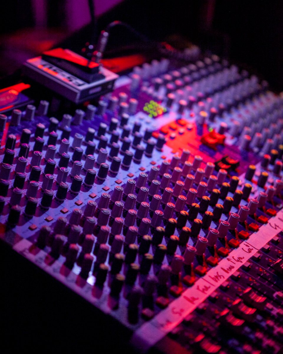 DJ booth, dark & moody style, reception — Basslane DJs